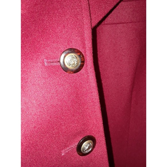 Pendleton-Wool Jacket-Red-Lined-Waist Coat/Blazer - Picture 3 of 10